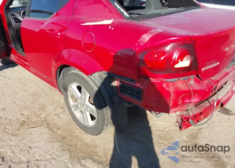 2012 Dodge Avenger Sxt из США, поврежденный, VIN 1C3CDZCB6CN219740